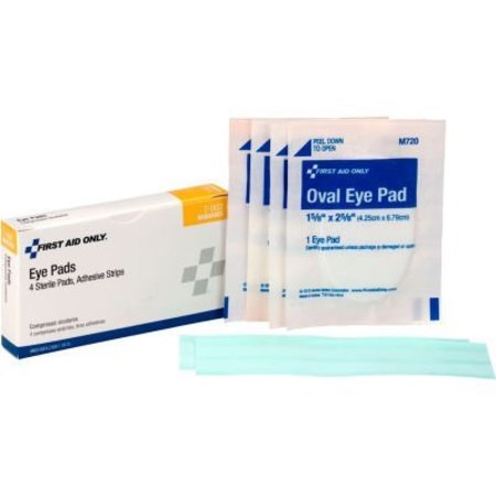 ACME UNITED First Aid Only Eye Pads with Adhesive Strips, 4/Box, 60PK 7-002-001
